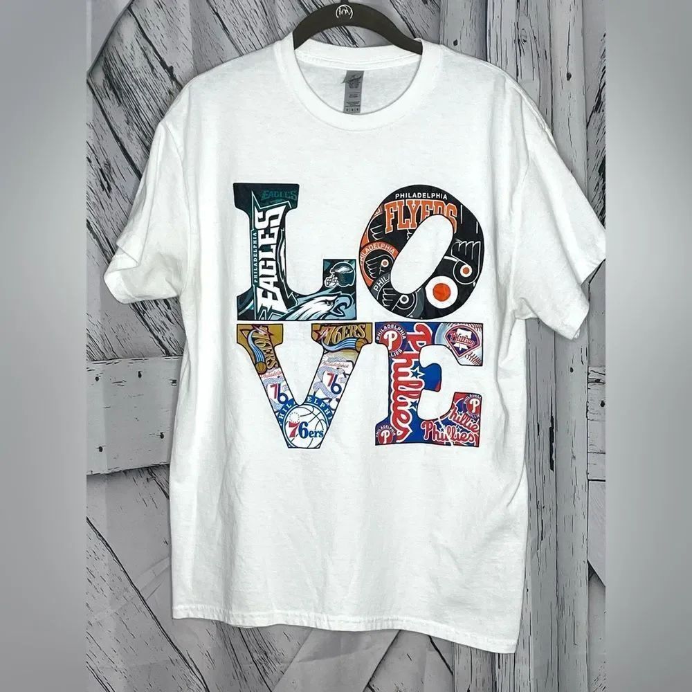 Philadelphia Fan T-Shirt All Major Teams M
